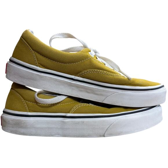 Vans Era 5.5 Women's/4 Men's Skate Shoes Olive Oil Yellow Laced Alt Scene‎ Retro - Picture 4 of 7